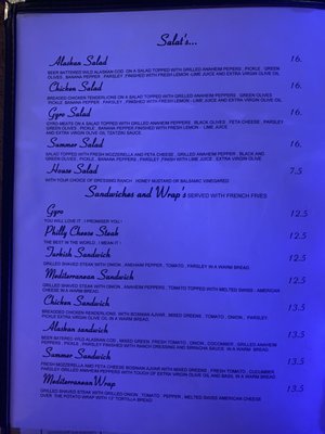 Aspen Lodge Bar & Grill menu 4
